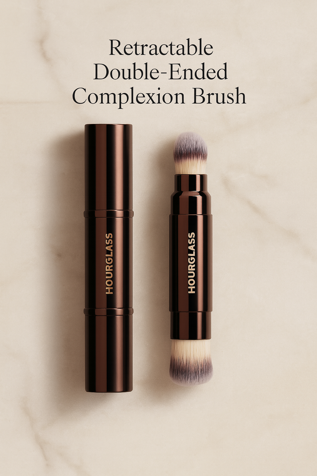 Retractable Double-Ended Complexion Brush