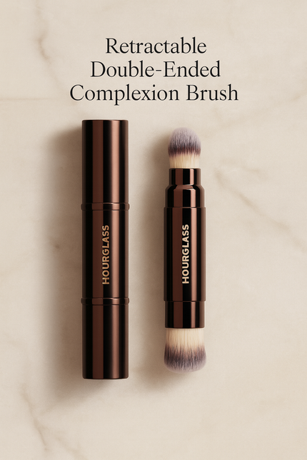 Retractable Double-Ended Complexion Brush