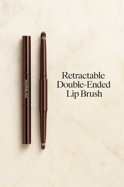 Retractable Double-Ended Lip Brush