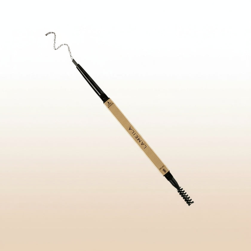 Double-Head Eyebrow Pencil with Brush