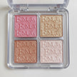 4-Color Shimmer Highlighter Palette
