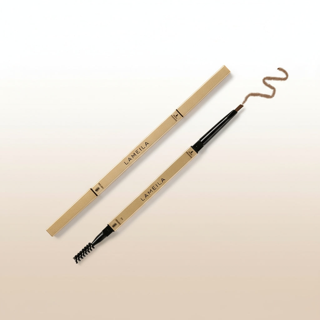 Double-Head Eyebrow Pencil with Brush