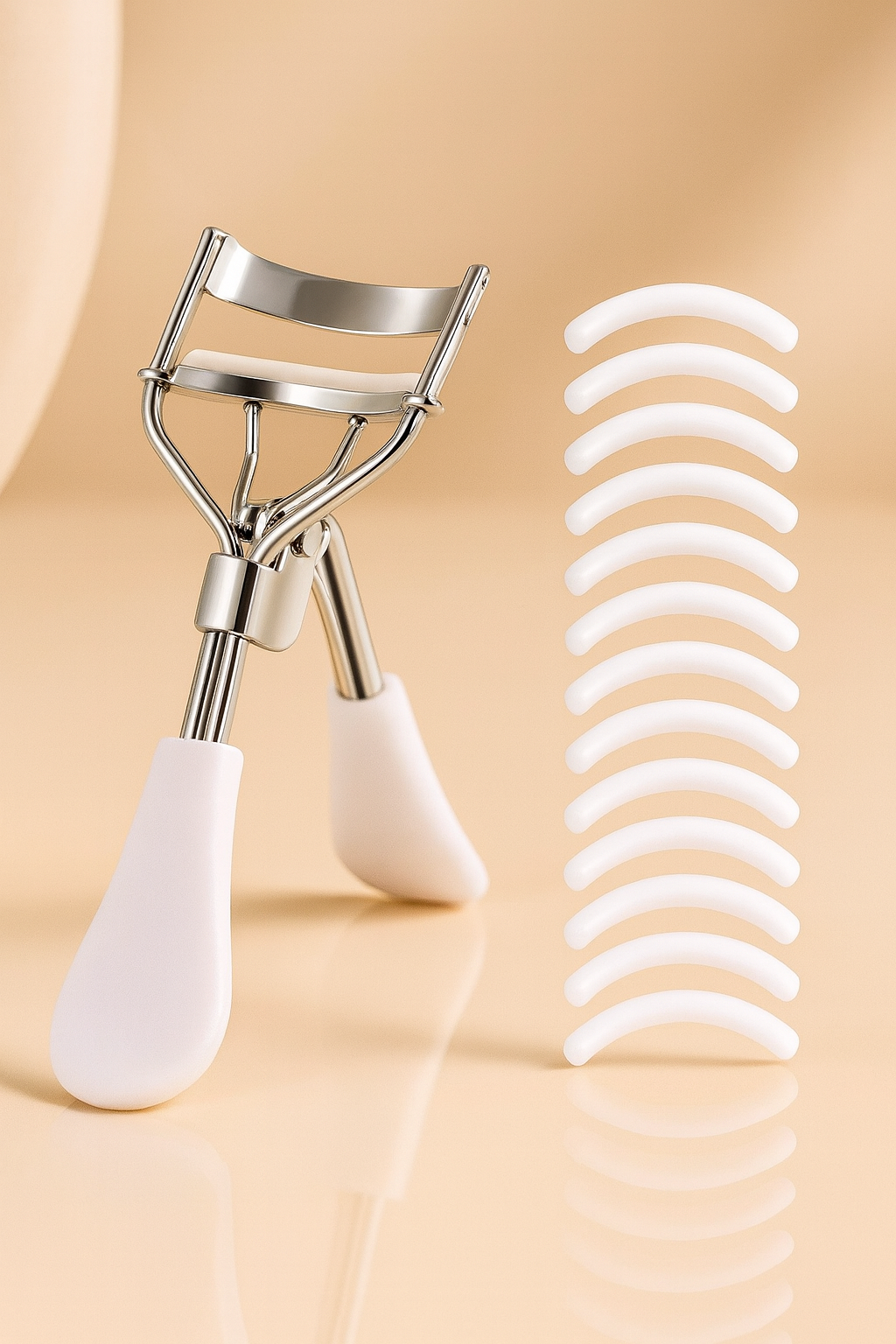 Premium Eyelash Curler with 15 Silicone Pads