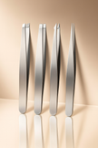Stainless Steel Eyebrow Tweezer Set
