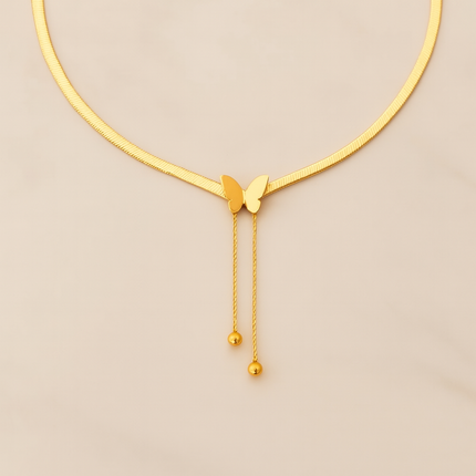 Gold Butterfly Necklace