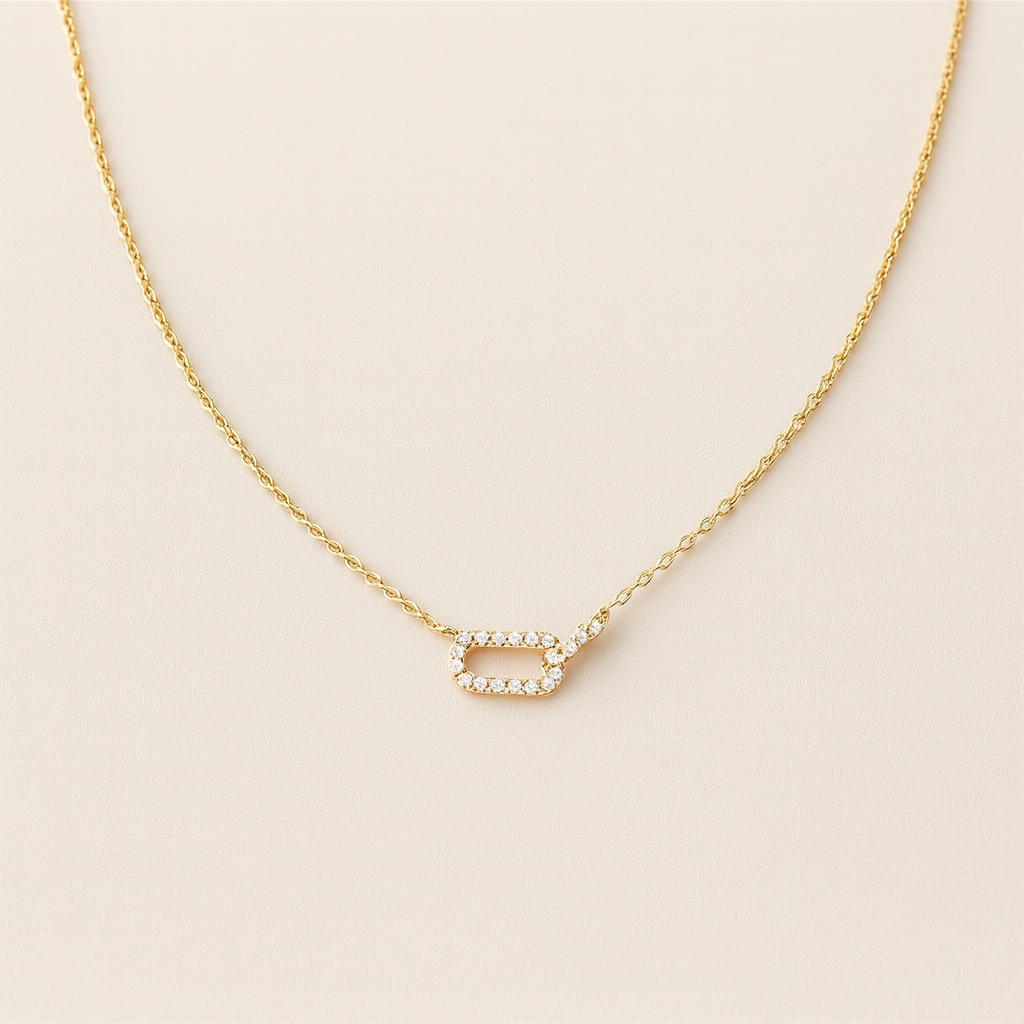 Gold Geometric Necklace