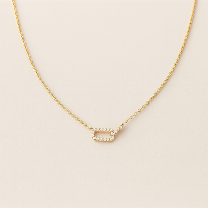 Gold Geometric Necklace