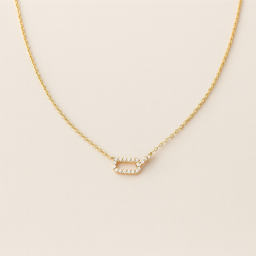 Gold Geometric Necklace
