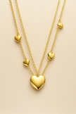 Gold Plated Heart Necklace