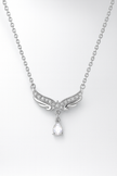 Silver Angel Wings Necklace