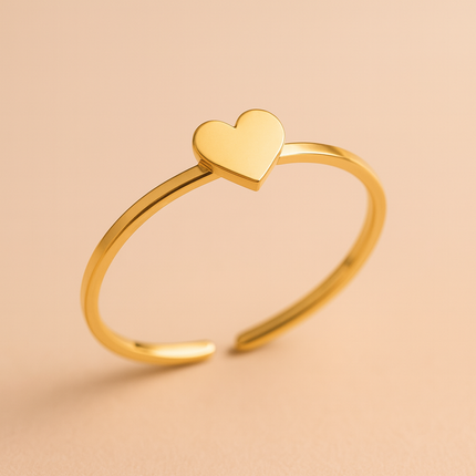 Gold Heart Ring