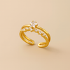 Gold Star Ring