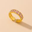 Gold Geometric Ring
