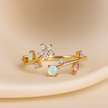 Opal Blossom Ring