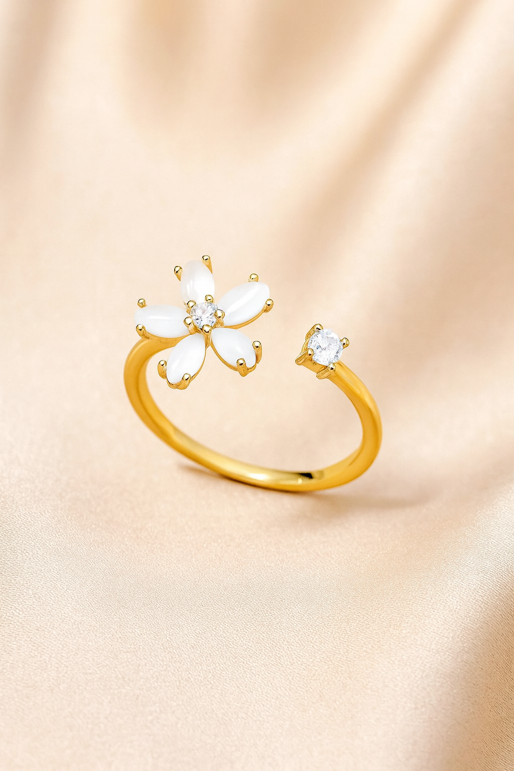 White Blossom Ring
