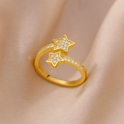 Double Starburst Ring