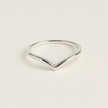 Minimalist V-Shaped Ring