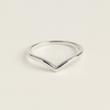 Minimalist V-Shaped Ring