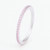 Pink Dainty Pave Ring