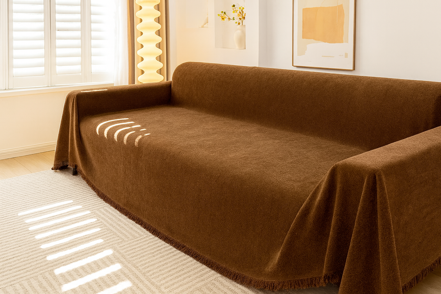 Chenille Sofa Blanket