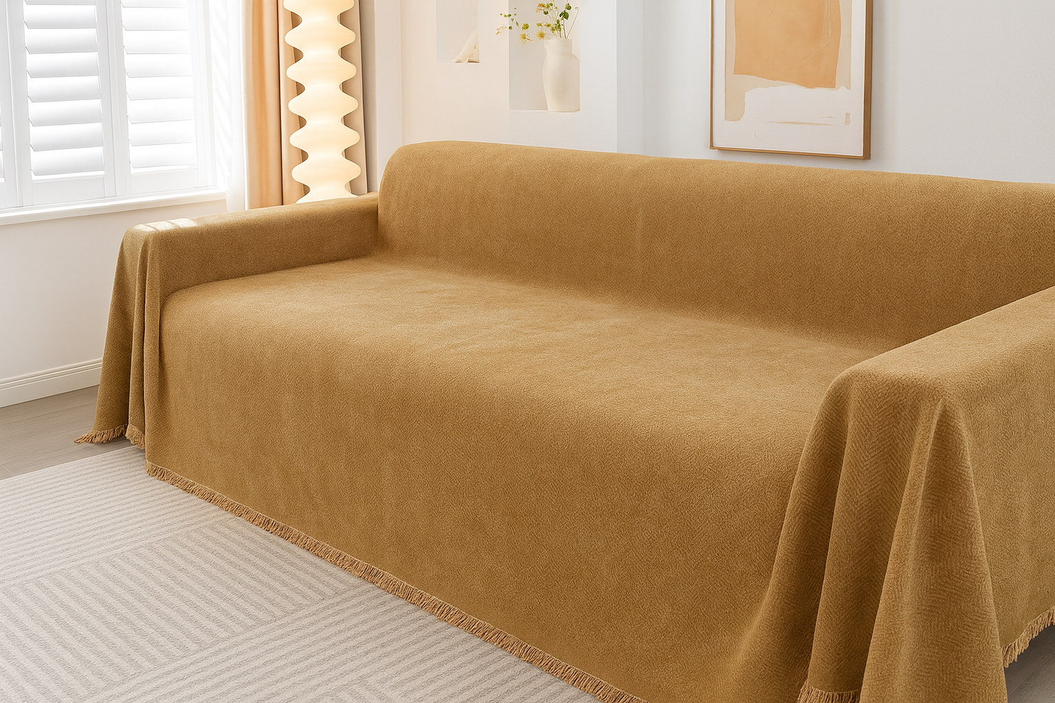 Chenille Sofa Blanket