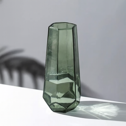 Modern Geometric Glass Vase