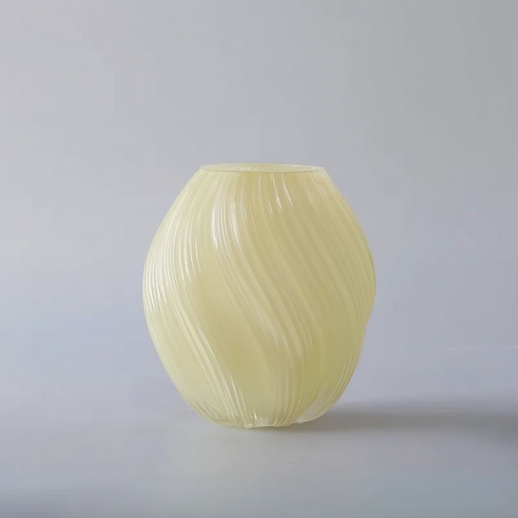 Twisted Glass Vase