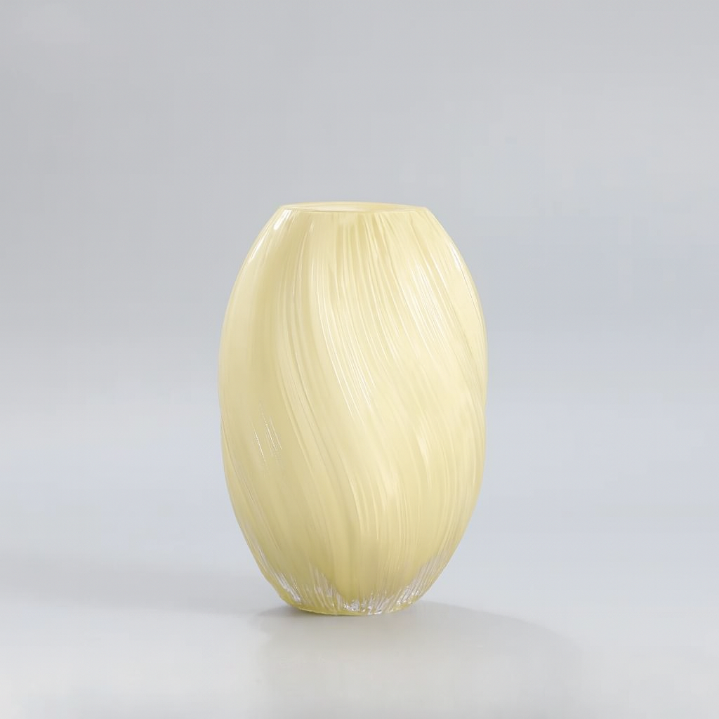 Twisted Glass Vase