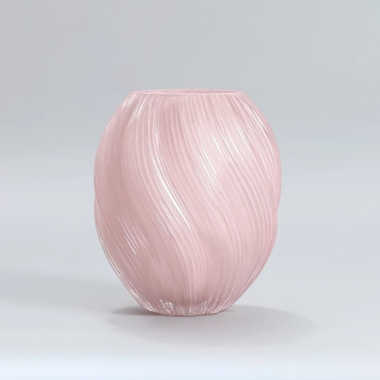 Twisted Glass Vase