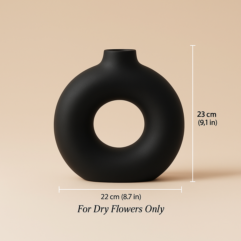 Ceramic Donut Vase