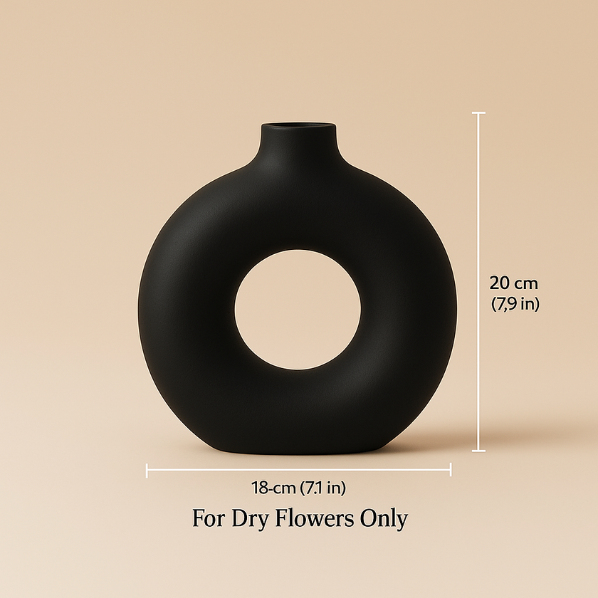 Ceramic Donut Vase