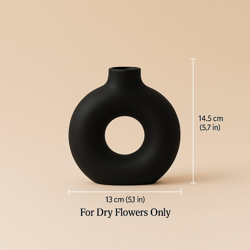 Ceramic Donut Vase