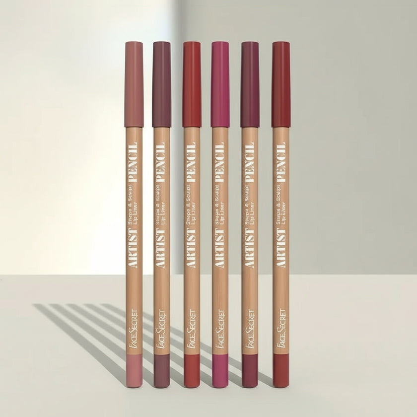 6pcs Velvet Matte Lip Liner Pencil Set