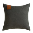 Leather Label Nordic Cushion Cover