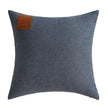 Leather Label Nordic Cushion Cover