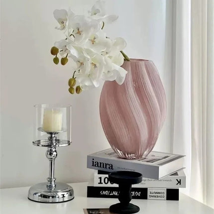 Twisted Glass Vase