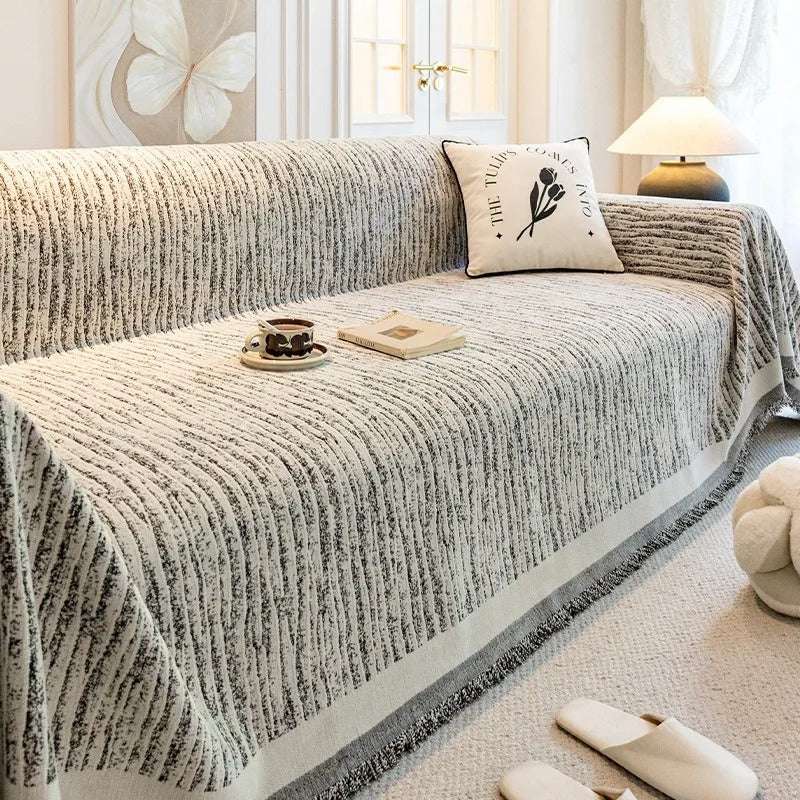 French Cream Style Sofa Blanket
