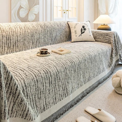 French Cream Style Sofa Blanket