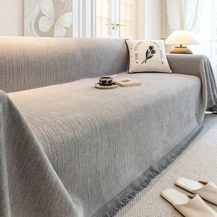 French Cream Style Sofa Blanket