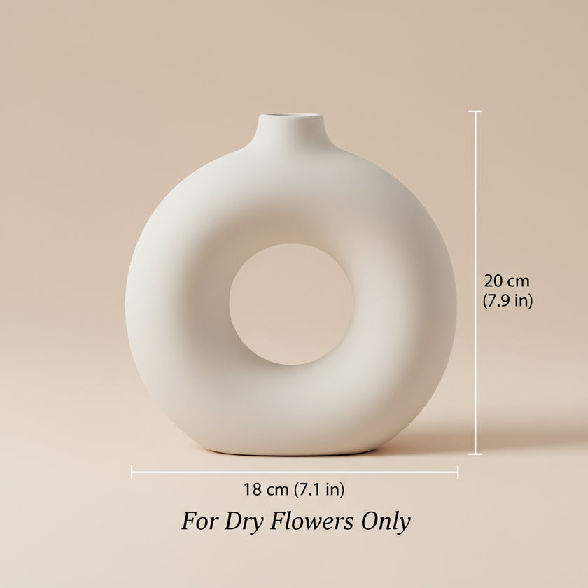 Ceramic Donut Vase