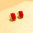 Elegant Rectangular Stud Earrings