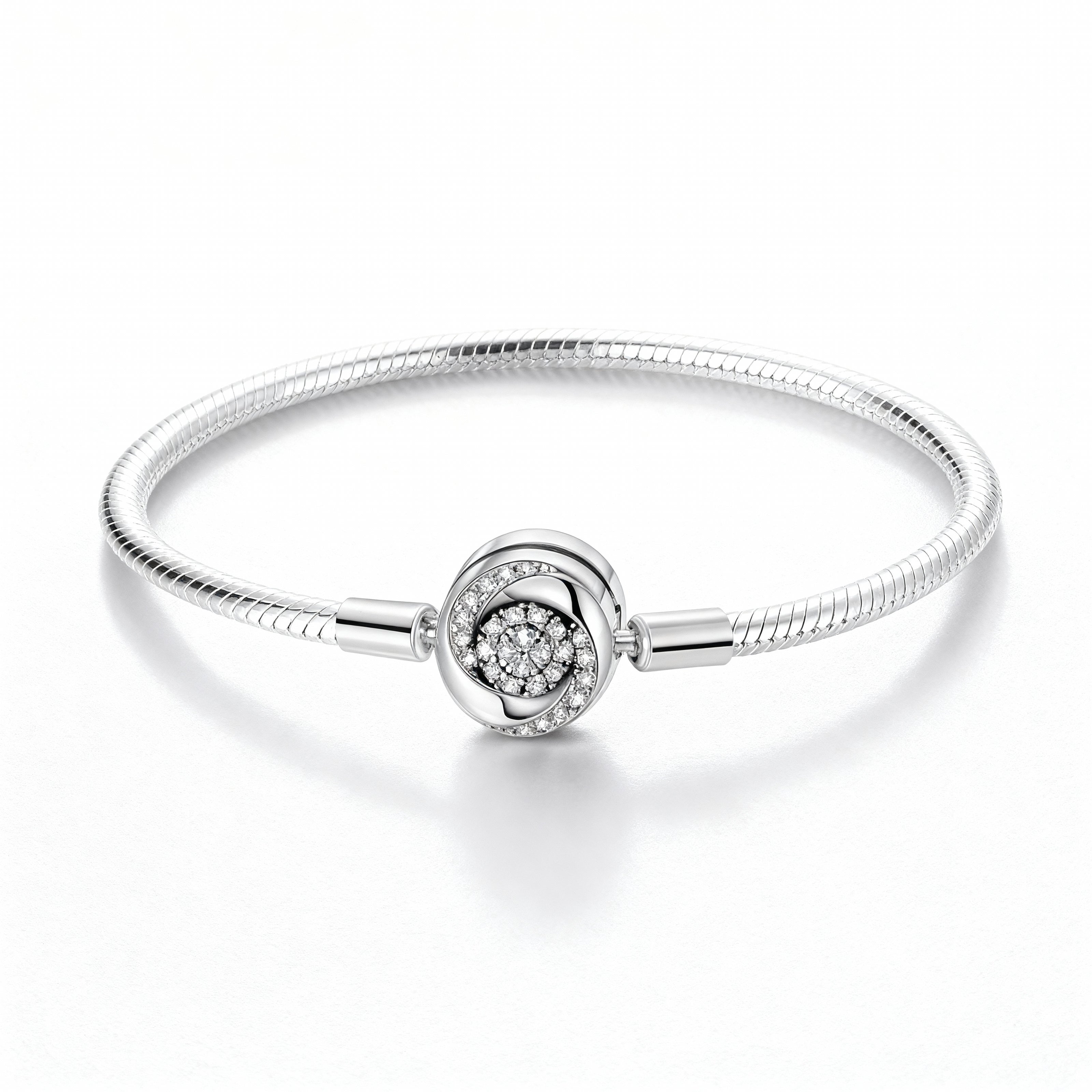 Spiral Knot Charm Bracelet