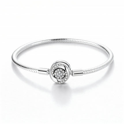 Spiral Knot Charm Bracelet