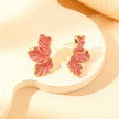 Elegant Irregular Petal Stud Earrings