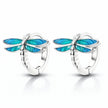 Blue Dragonfly Earrings
