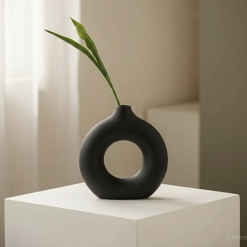 Ceramic Donut Vase