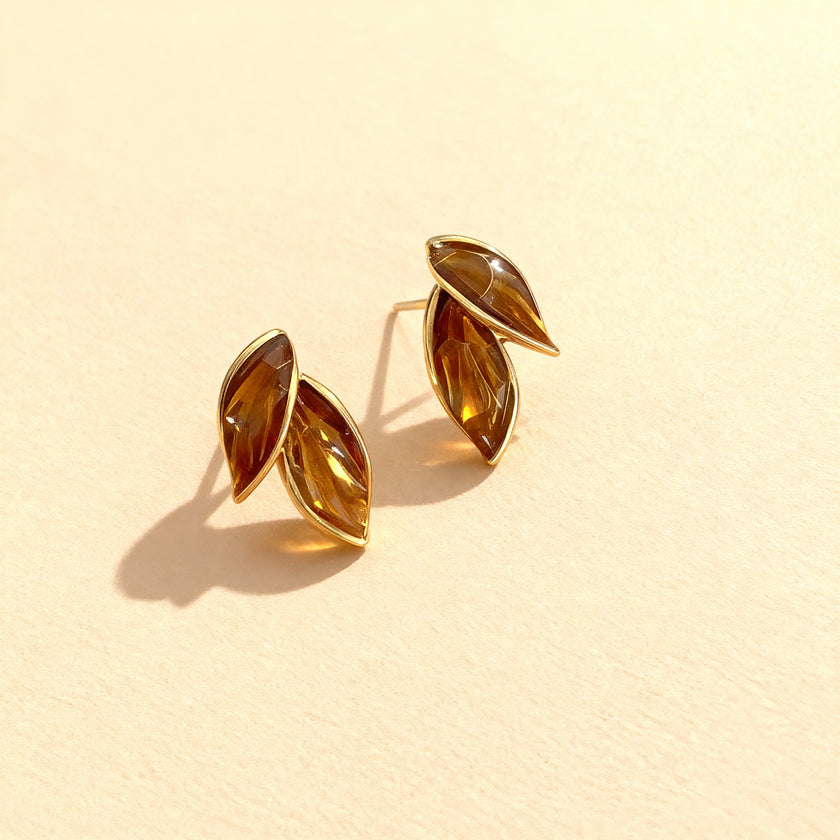 Leaf Stud Earrings
