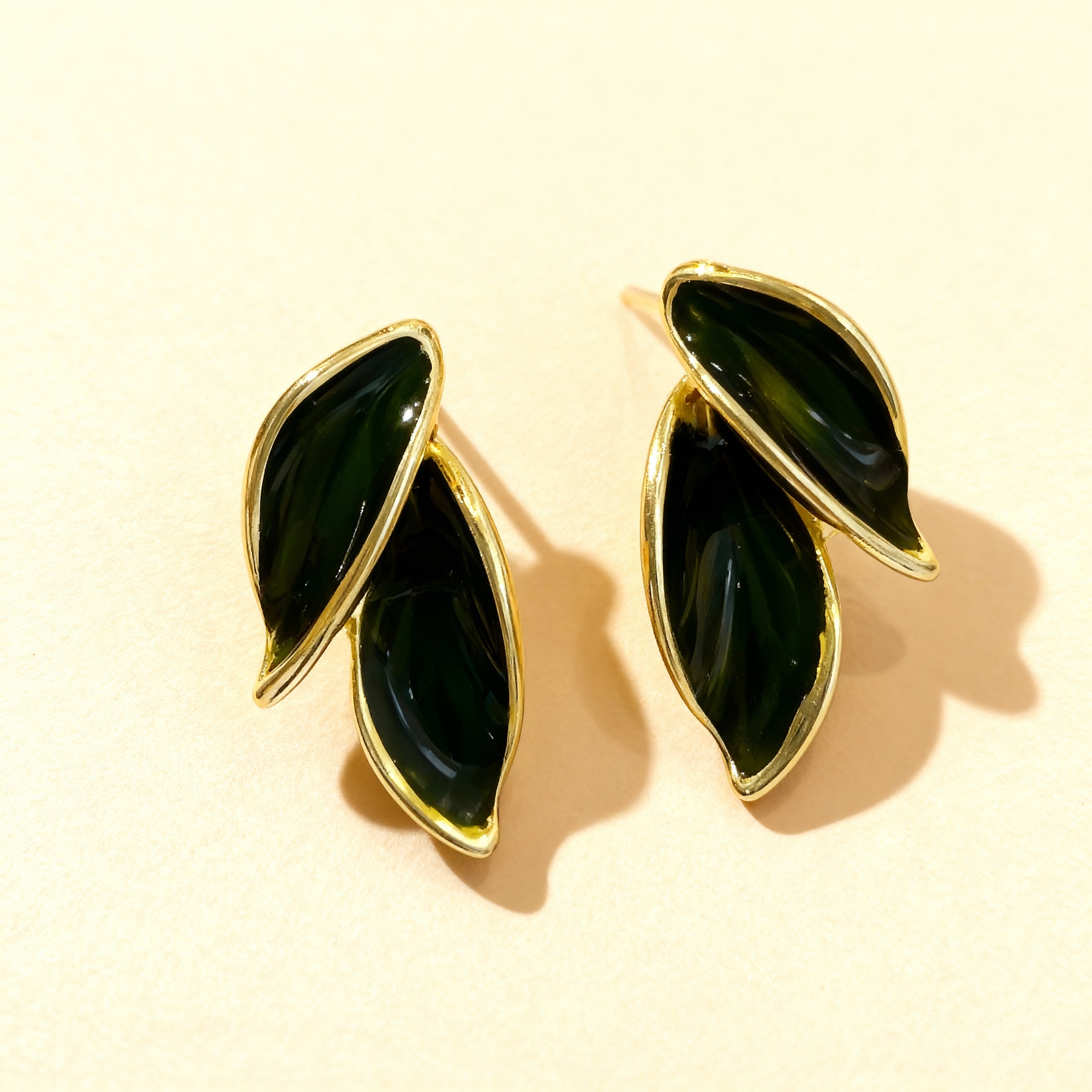 Leaf Stud Earrings
