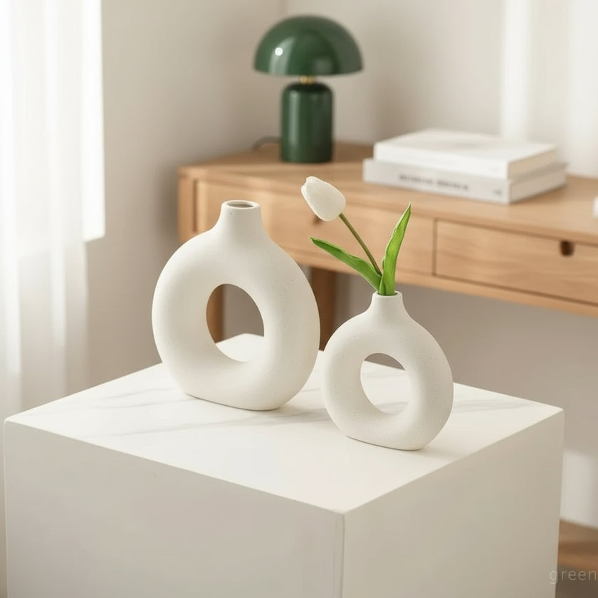Ceramic Donut Vase