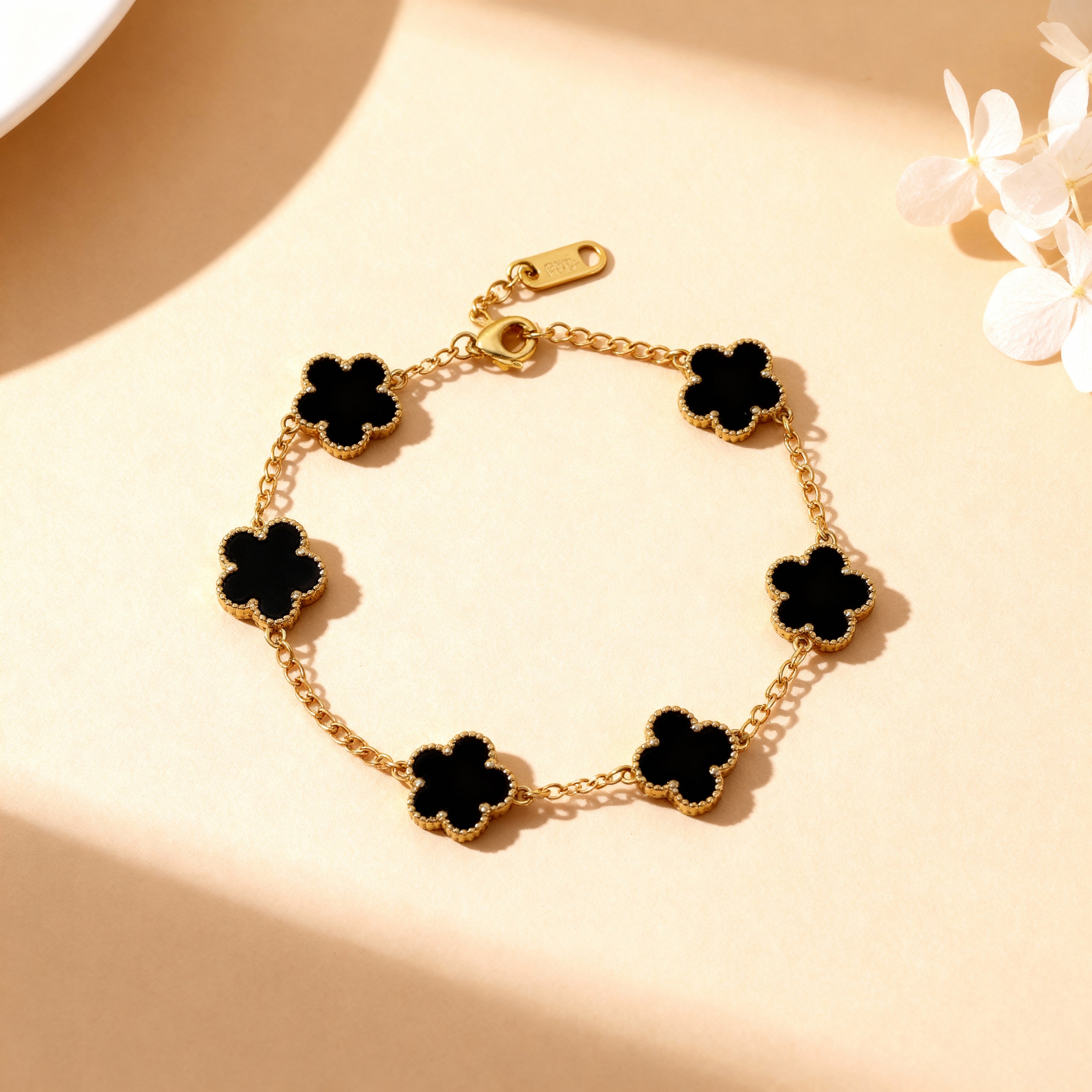 Four-Leaf Clover Charm Bracelet Collection